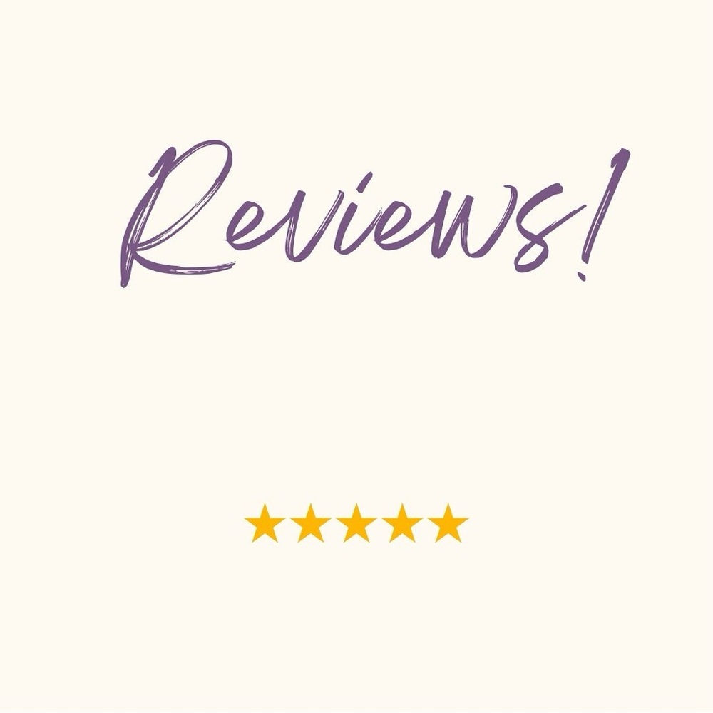 REVIEWS✨✨✨✨✨💕